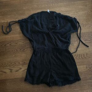 Black romper.
